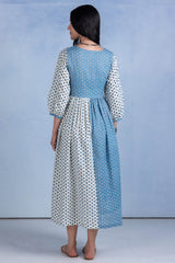 Blue Riviera Overlap Dress