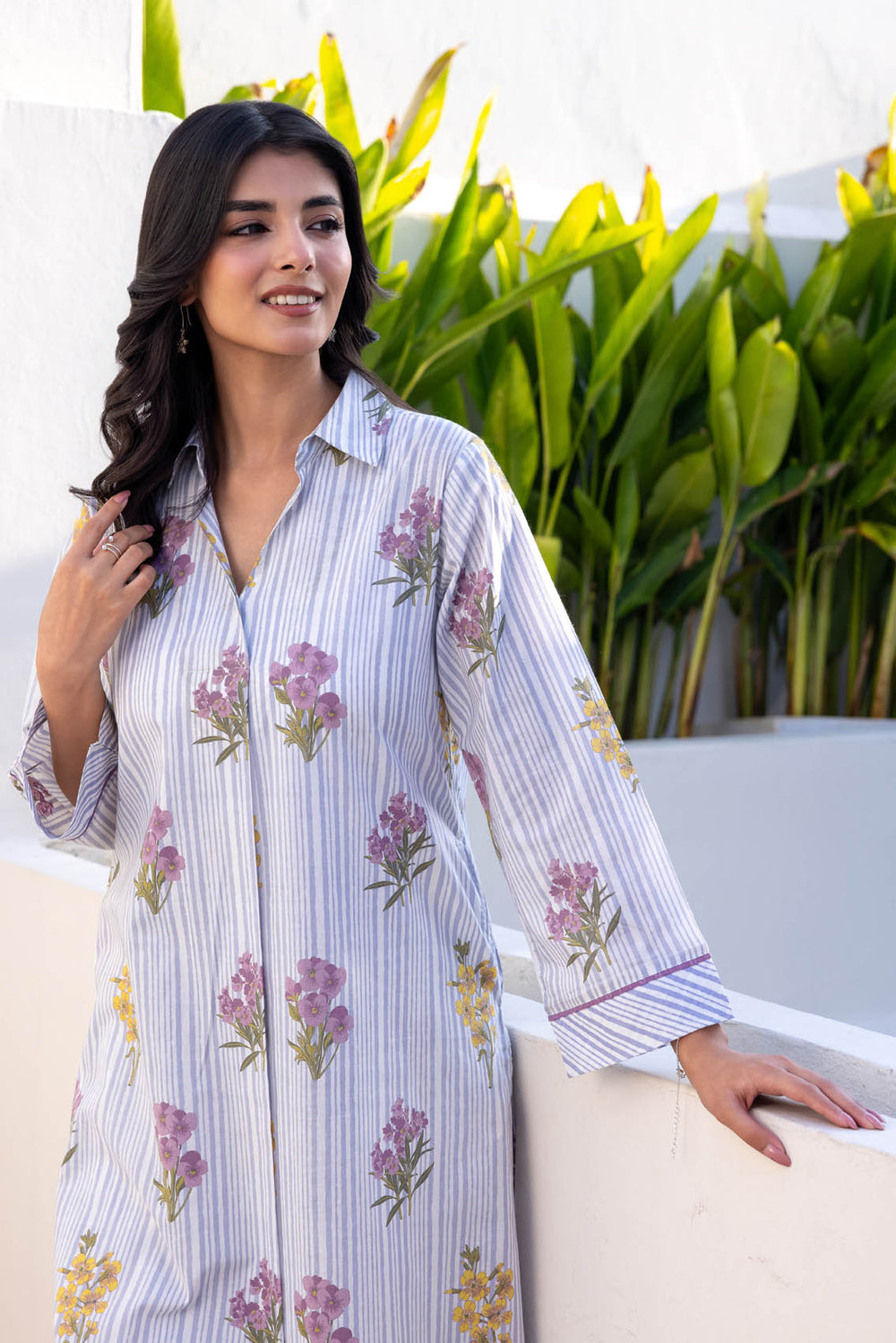 white christmas dresses Women's Jaipuri Cotton Flared A-Line Dress(Shades Of Pink) – Trendia