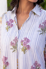 Floral Shirt Kurta