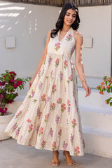 Floral Halter Dress