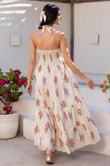 Floral Halter Dress