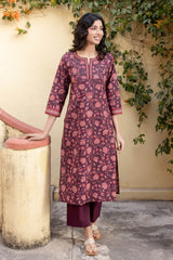 Diya Floral Kurta