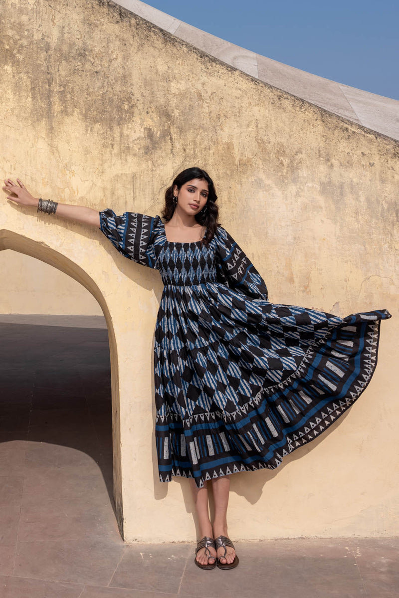 bindu maxi dress Bindu Dress – Cottons Jaipur