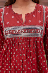 Ruhi Mirrorwork Kurta