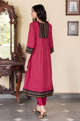 Red Narayanpeth Kurta