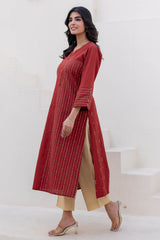 Earthy Handloom Kurta