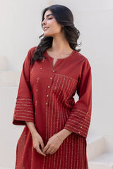 Earthy Handloom Kurta