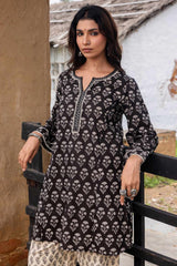 Bagh Black Kurti