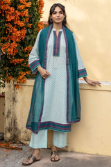 Blue Narayanpeth Kurta