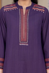 Purple Narayanpeth Kurta