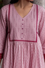 Pink Narayanpeth Kurta
