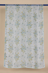Floral Blue Dupatta