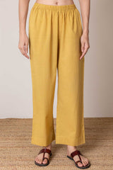 Mustard Wide Legged Trousers