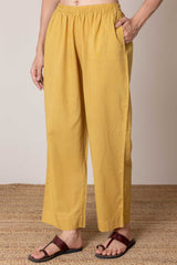 Mustard Wide Legged Trousers