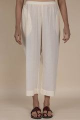 Light Cream Cambric Trousers