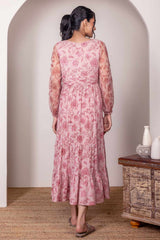 Gulabo Chiffon Sleeve Dress