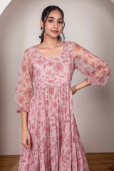 Gulabo Chiffon Sleeve Dress