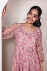 Gulabo Chiffon Sleeve Dress
