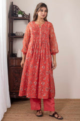 Gulnar Tucked Kurta