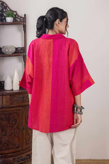 Tara Handloom Stripes Anti-fit Top