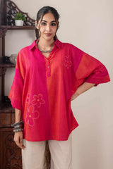 Tara Handloom Stripes Anti-fit Top