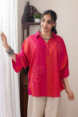 Tara Handloom Stripes Anti-fit Top