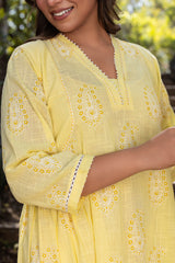 Lemon Sorbet Kurta