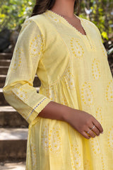 Lemon Sorbet Kurta