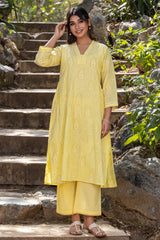 Lemon Sorbet Kurta