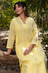Lemon Sorbet Kurta