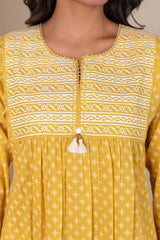 Mango Sorbet Kurta