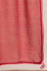 Red Doria Dupatta