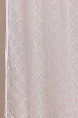 White Chiffon Chunakhadi Dupatta