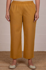 Mustard Cotton Trousers
