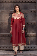 Rustic Grid Kurta