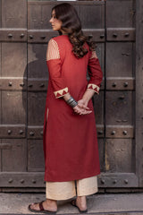 Rustic Grid Kurta