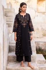 Black Kasuti Kurta