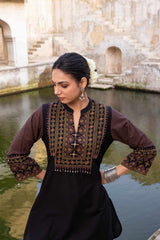 Kasuti Yoke Kurti