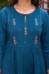 Cobalt Berry Kurta