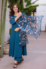 Cobalt Berry Kurta