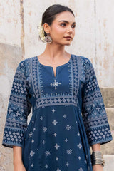 Blue Kasuti Kurta