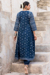 Blue Kasuti Kurta
