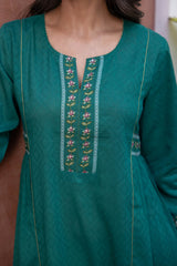 Teal Berry Kurta