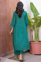 Teal Berry Kurta