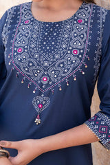 Abha Bandhej Kurta