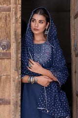 Abha Bandhej Kurta