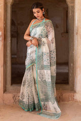 Buta Printed Doria Saree