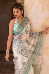 Buta Printed Doria Saree