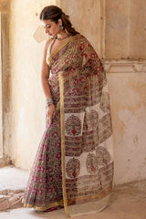 Floral Doria Saree