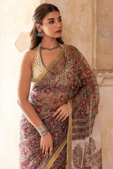 Floral Doria Saree